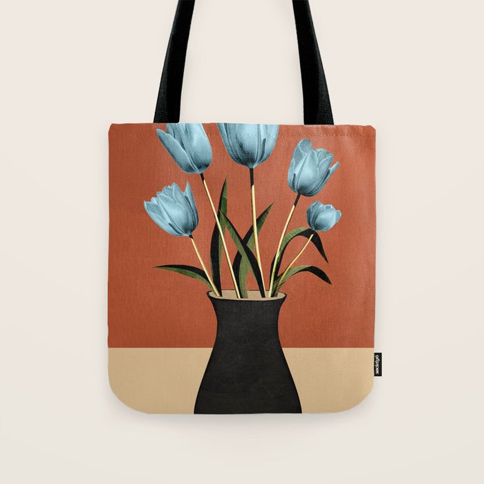 Tulips In Vase 3 Tote Bag Gallery Image 1