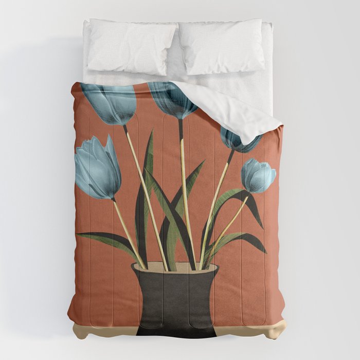 Tulips In Vase 3 Comforter Gallery Image 6
