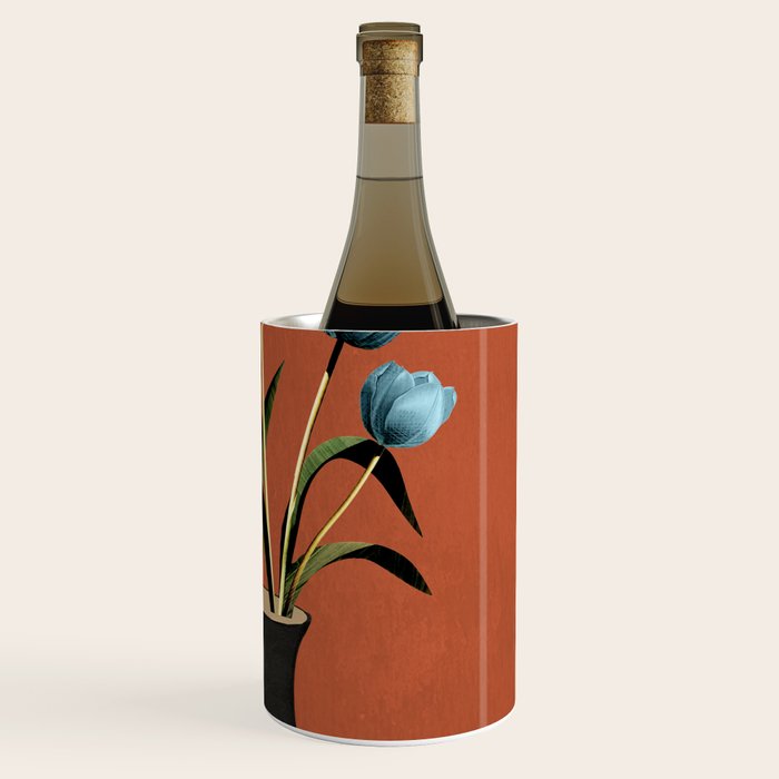 Tulips In Vase 3 Wine Chiller Gallery Image 3