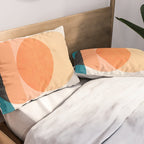 Abstraction_NEW_SUNSET_OCEAN_WAVE_POP_ART_Minimalism_0022D Pillow Sham Gallery Image 2