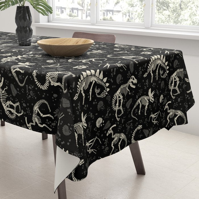 Excavated Dinosaur Fossils Tablecloth Gallery Image 3