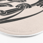 Abstract Mushrooms 12 Bath Mat Gallery Image 3