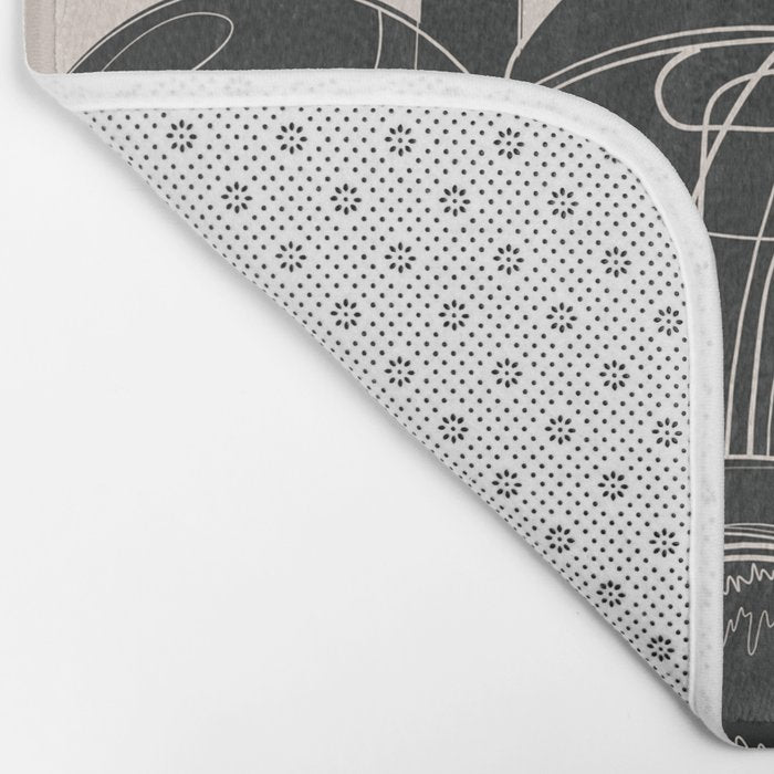 Abstract Mushrooms 12 Bath Mat Gallery Image 2