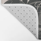 Abstract Mushrooms 12 Bath Mat Gallery Image 2
