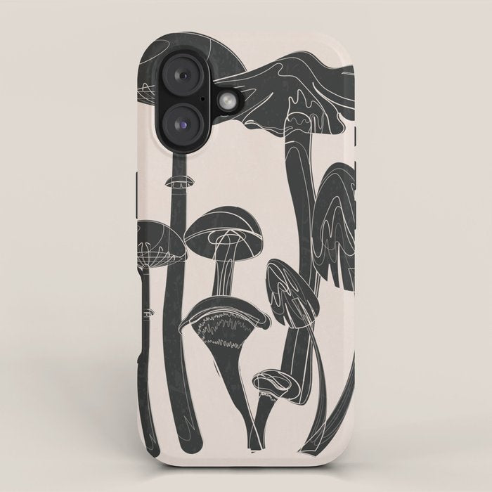 Abstract Mushrooms 12 iPhone Case Gallery Image 1