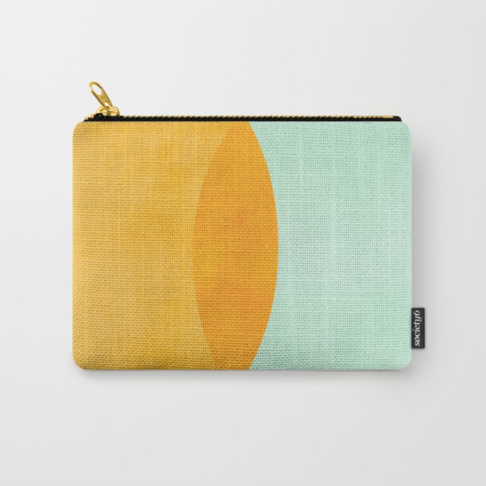 Spring Eclipse Abstract Shapes Series Carry All Pouch Gallery Image 1