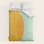 Spring Eclipse Abstract Shapes Series Duvet Cover Gallery Image 6