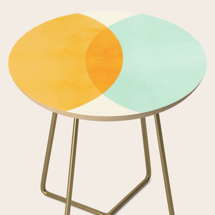 Spring Eclipse Abstract Shapes Series Side Table Gallery Image 2