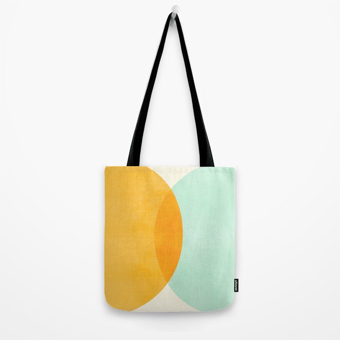 Spring Eclipse Abstract Shapes Series Tote Bag Gallery Image 2