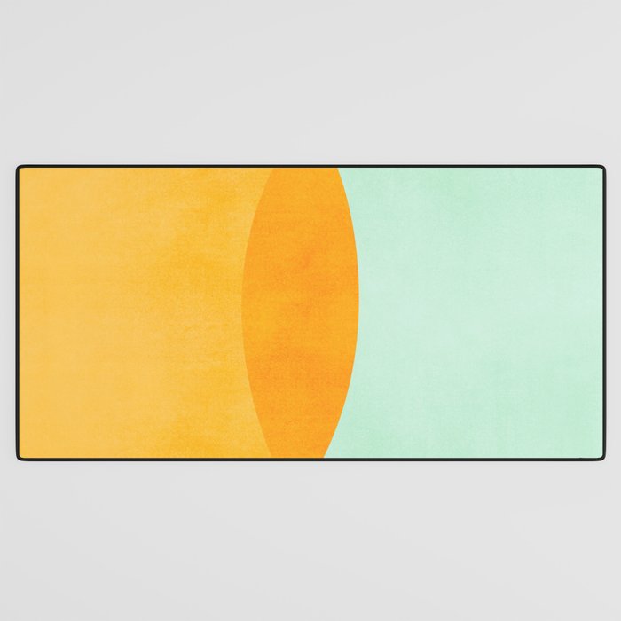 Spring Eclipse Abstract Shapes Series Desk Mat Gallery Image 3