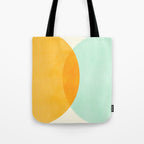 Spring Eclipse Abstract Shapes Series Tote Bag Gallery Image 1