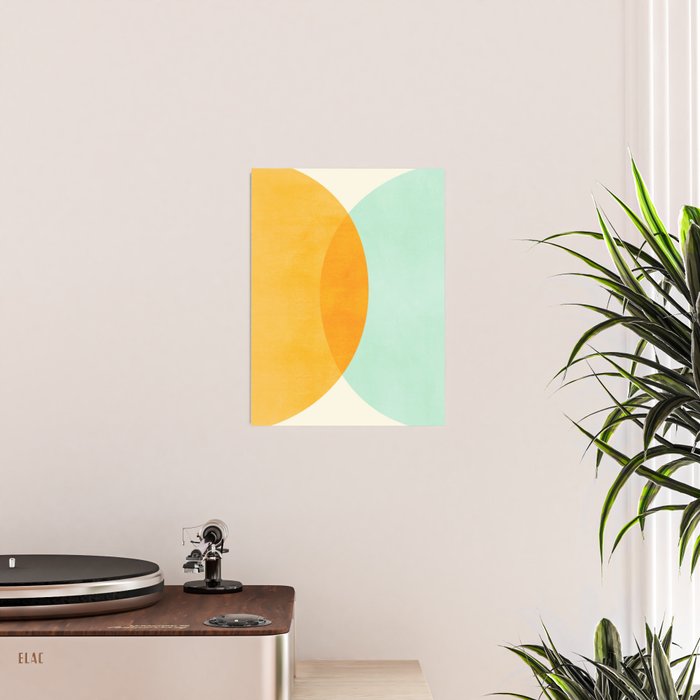 Spring Eclipse Abstract Shapes Series Poster Gallery Image 2