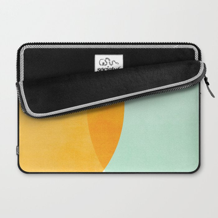 Spring Eclipse Abstract Shapes Series Laptop Sleeve Gallery Image 2