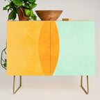 Spring Eclipse Abstract Shapes Series Credenza Gallery Image 1