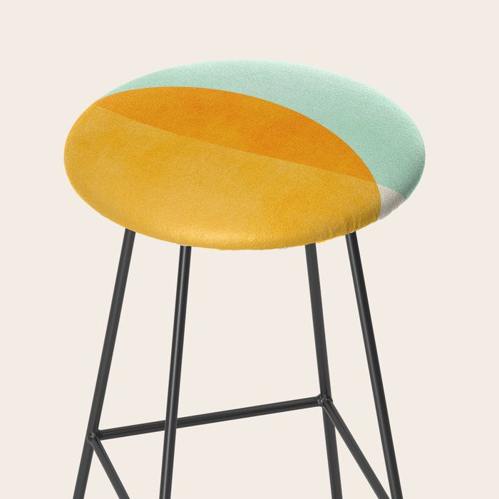 Spring Eclipse Abstract Shapes Series Stool Gallery Image 2