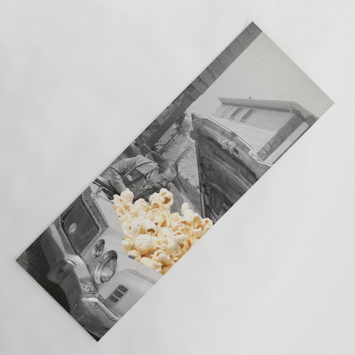 Pop the hood - Popcorn Car II Yoga Mat Gallery Image 1