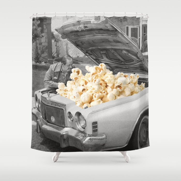 Pop the hood - Popcorn Car II Shower Curtain Gallery Image 1