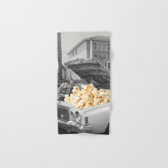 Pop the hood - Popcorn Car II Bath Towel Gallery Image 1