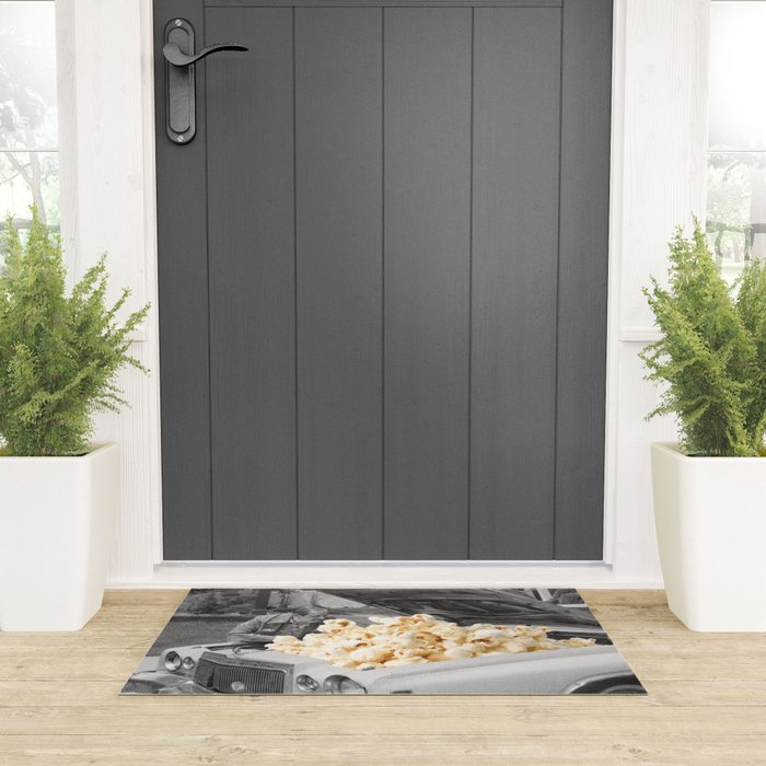 Pop the hood - Popcorn Car II Welcome Mat Gallery Image 3