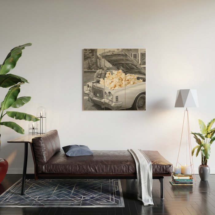 Pop the hood - Popcorn Car II Wood Wall Art Gallery Image 2