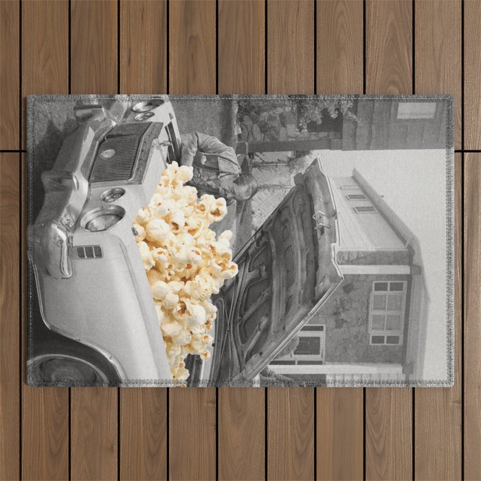 Pop the hood - Popcorn Car II Outdoor Rug Gallery Image 1