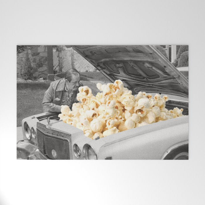 Pop the hood - Popcorn Car II Welcome Mat Gallery Image 1