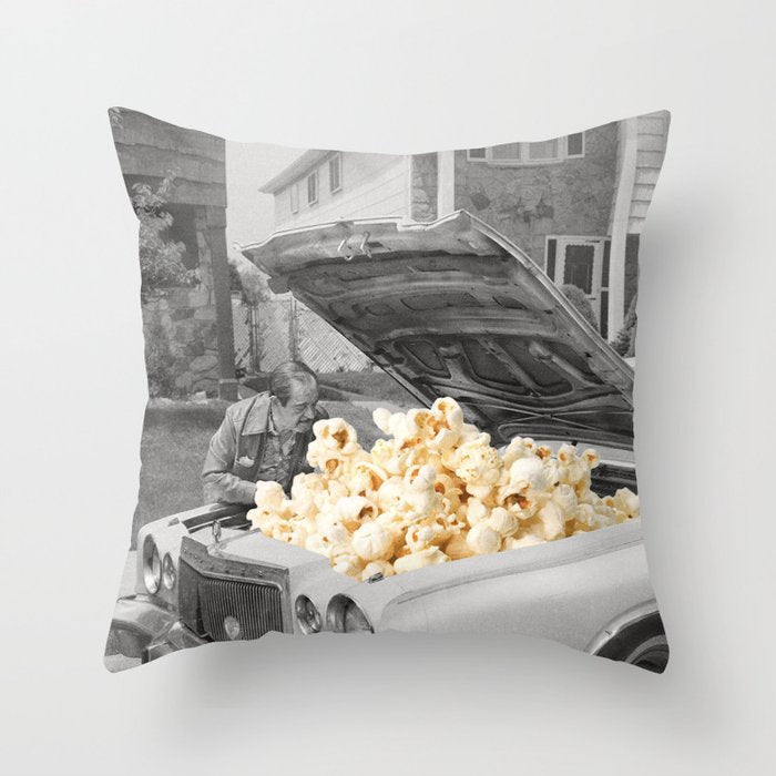 Pop the hood - Popcorn Car II Throw Pillow Gallery Image 6