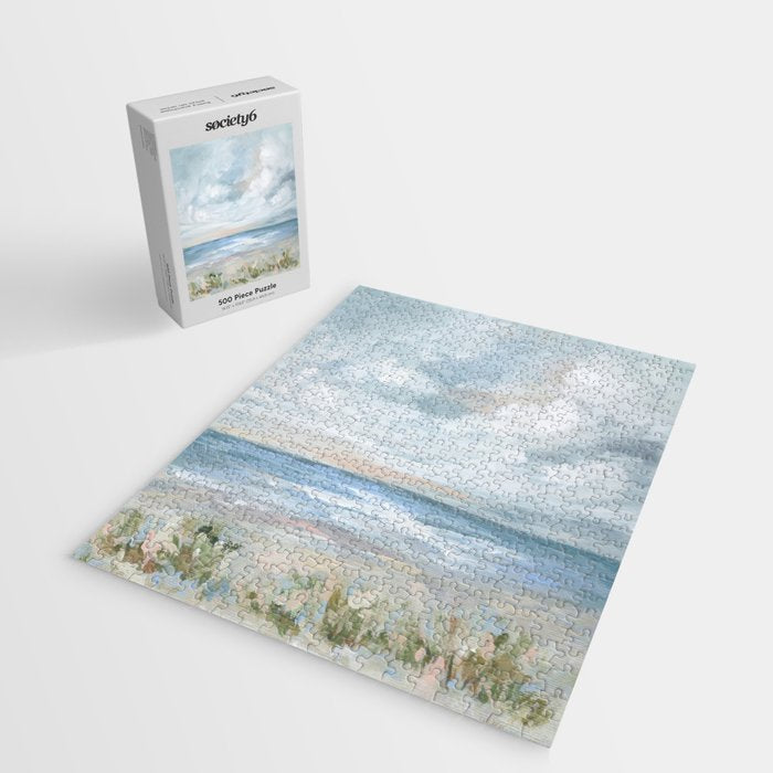 Coastal Dunes - Abstract Seascape Jigsaw Puzzle Gallery Image 2