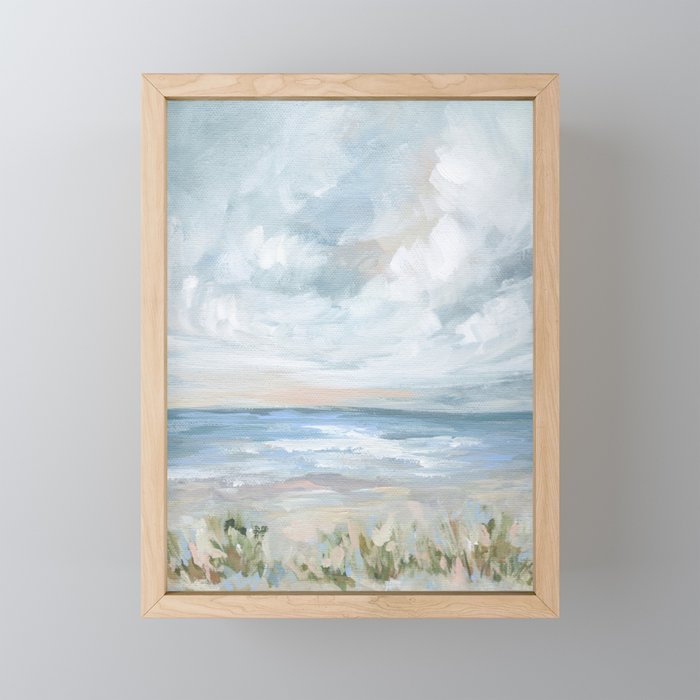 Coastal Dunes - Abstract Seascape Mini Art Print Gallery Image 1