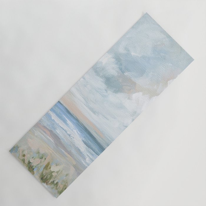 Coastal Dunes - Abstract Seascape Yoga Mat Gallery Image 1