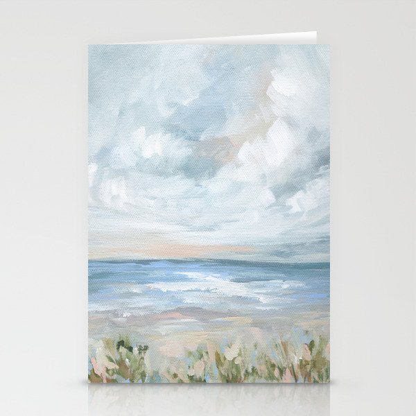 Coastal Dunes - Abstract Seascape Stationery Card Gallery Image 2