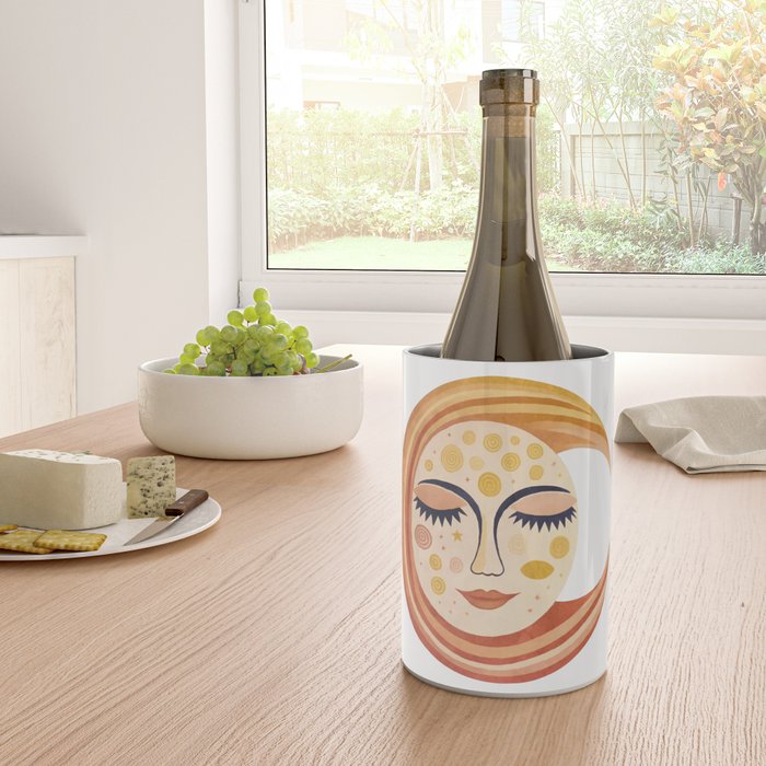 Whimsical Moon Magic Boho Dreams Wine Chiller Gallery Image 4
