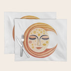 Whimsical Moon Magic Boho Dreams Placemat Gallery Image 1