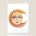 Whimsical Moon Magic Boho Dreams Stationery Card Gallery Image 2