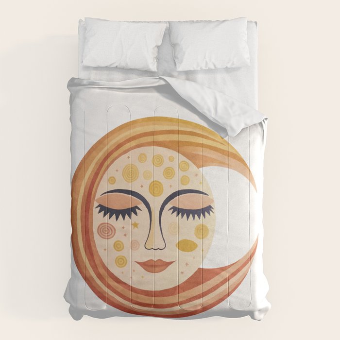 Whimsical Moon Magic Boho Dreams Comforter Gallery Image 6