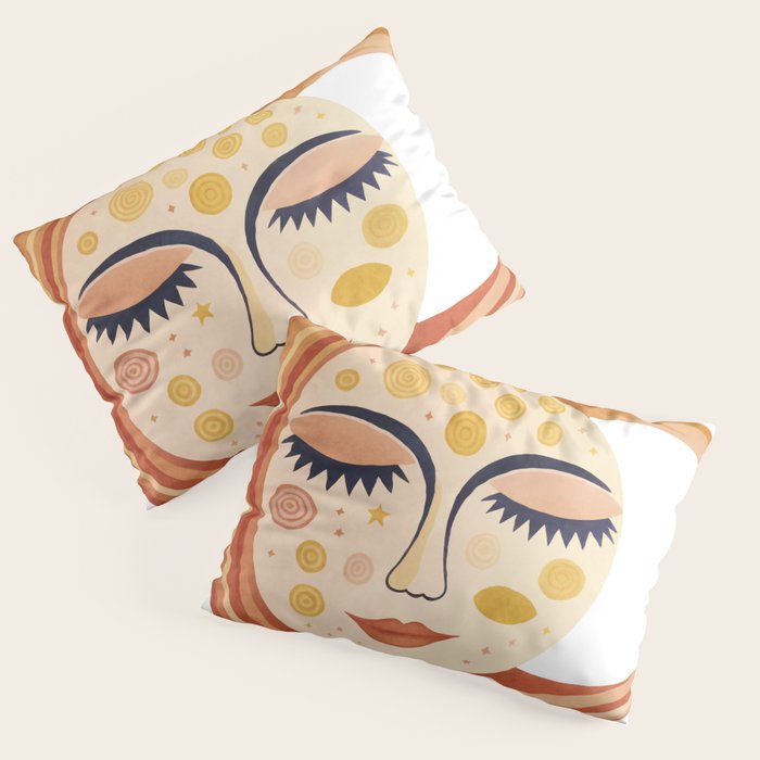 Whimsical Moon Magic Boho Dreams Pillow Sham Gallery Image 1