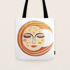 Whimsical Moon Magic Boho Dreams Tote Bag Gallery Image 1