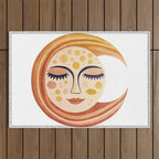 Whimsical Moon Magic Boho Dreams Outdoor Rug Gallery Image 1