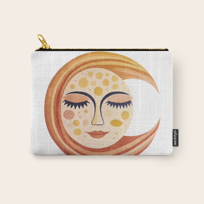 Whimsical Moon Magic Boho Dreams Carry All Pouch Gallery Image 1