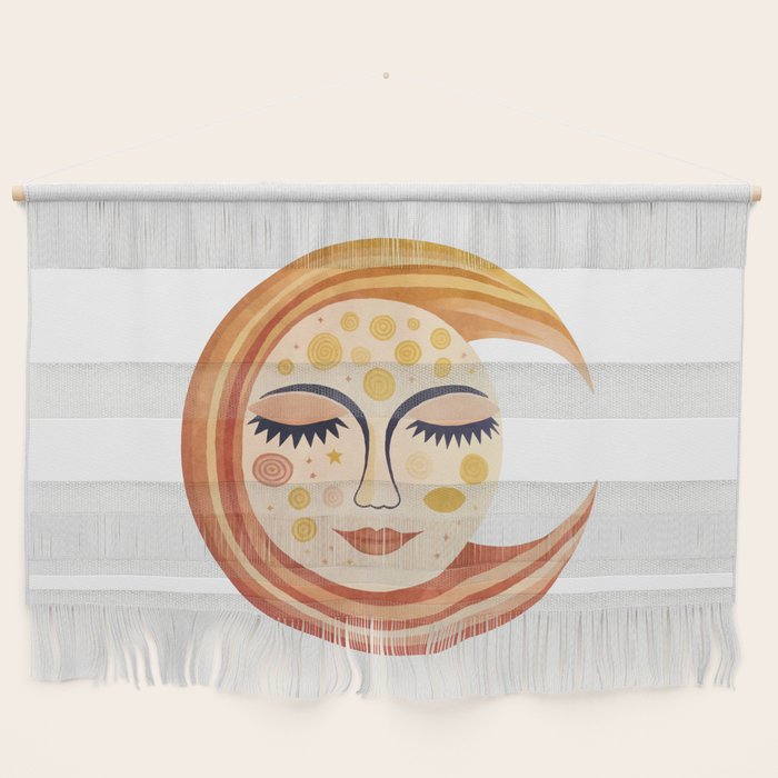 Whimsical Moon Magic Boho Dreams Wall Hanging Gallery Image 1