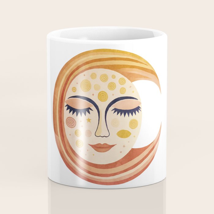 Whimsical Moon Magic Boho Dreams Coffee Mug Gallery Image 4