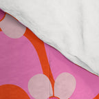 Groovy Pink Flower Power Comforter Gallery Image 4