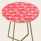 Groovy Pink Flower Power Side Table Gallery Image 2
