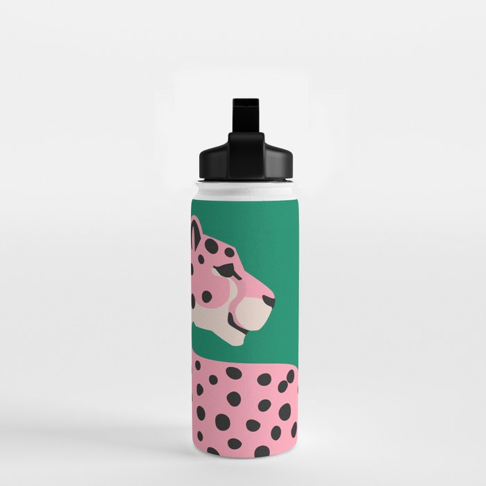 The Stare 3: Pink Cheetah Edition Water Bottle Gallery Image 2