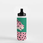 The Stare 3: Pink Cheetah Edition Water Bottle Gallery Image 2