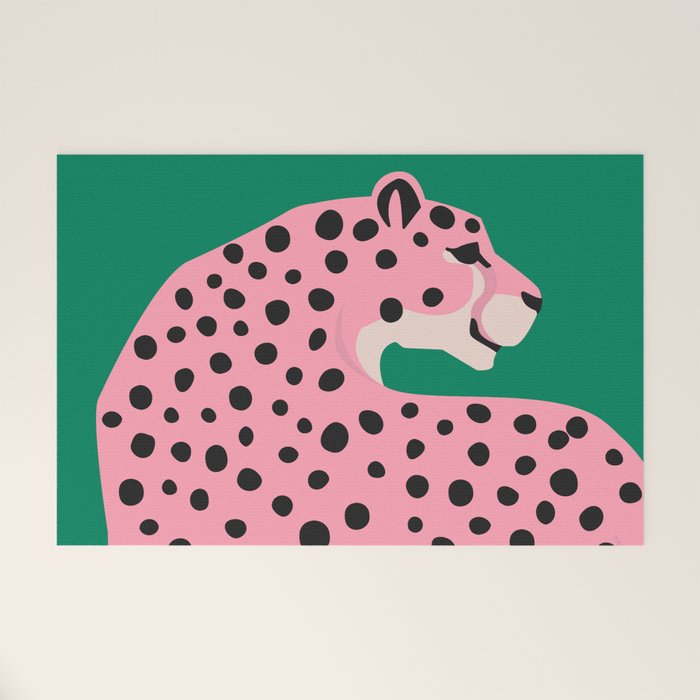 The Stare 3: Pink Cheetah Edition Welcome Mat Gallery Image 1