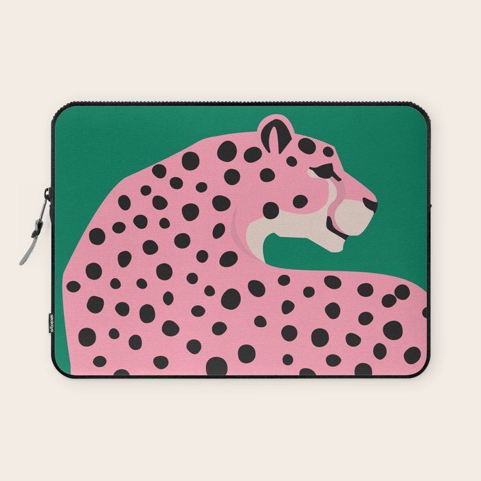 The Stare 3: Pink Cheetah Edition Laptop Sleeve Gallery Image 1