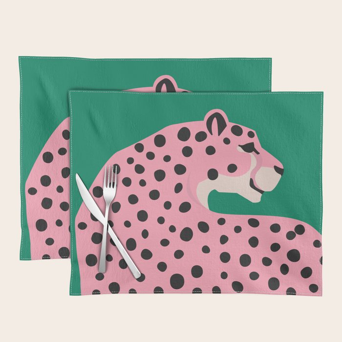 The Stare 3: Pink Cheetah Edition Placemat Gallery Image 1
