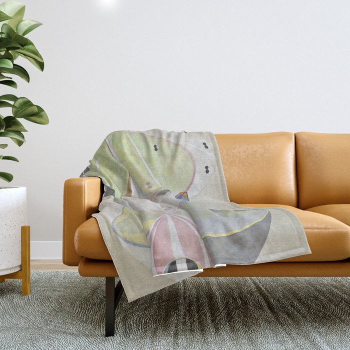 hilma af klint groupivthetenlargestno 7. Throw Blanket Gallery Image 1