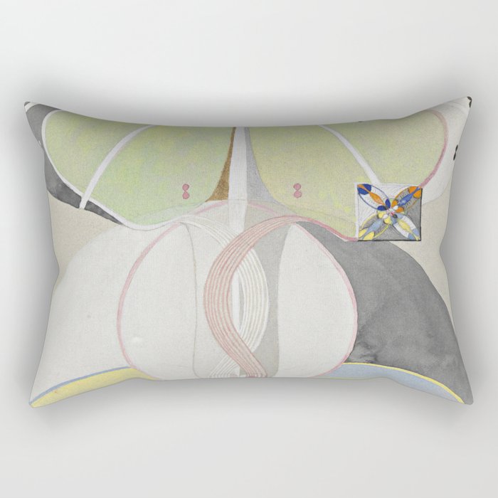 hilma af klint groupivthetenlargestno 7. Rectangular Pillow Gallery Image 1